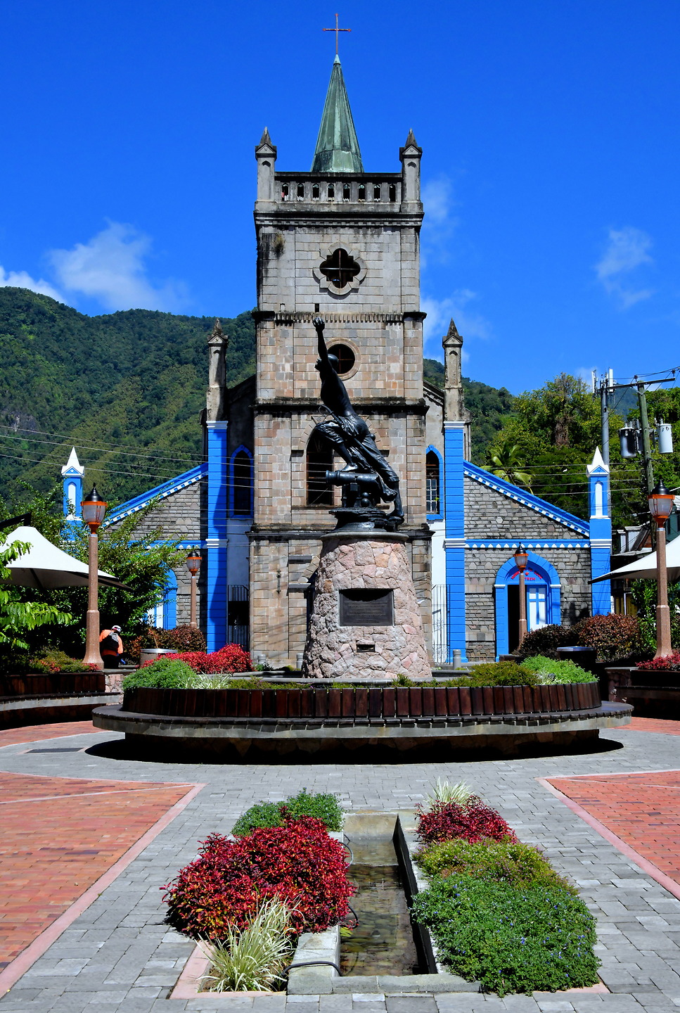 Saint-Lucia-Soufriere-Soufriere-Town-Square - Jakoproductions